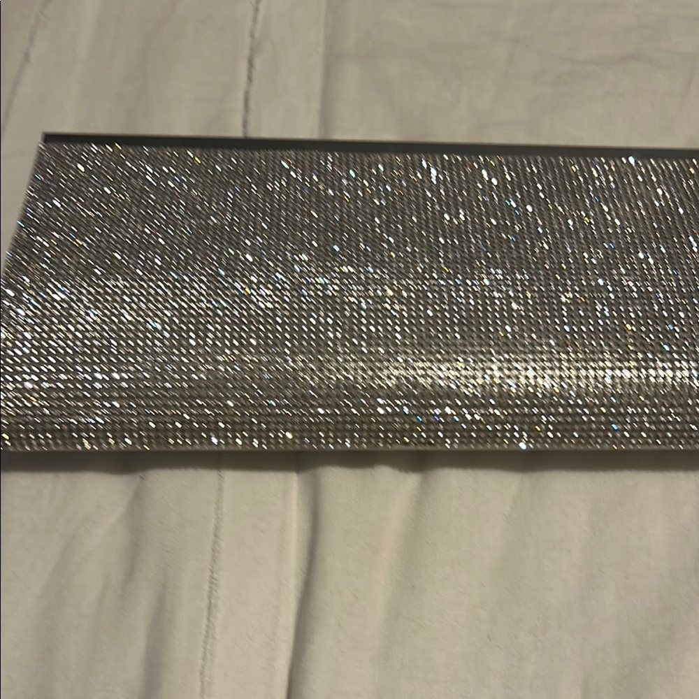 Sparkling Silver Clutch